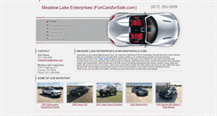 Desktop Screenshot of funcarsforsale.com